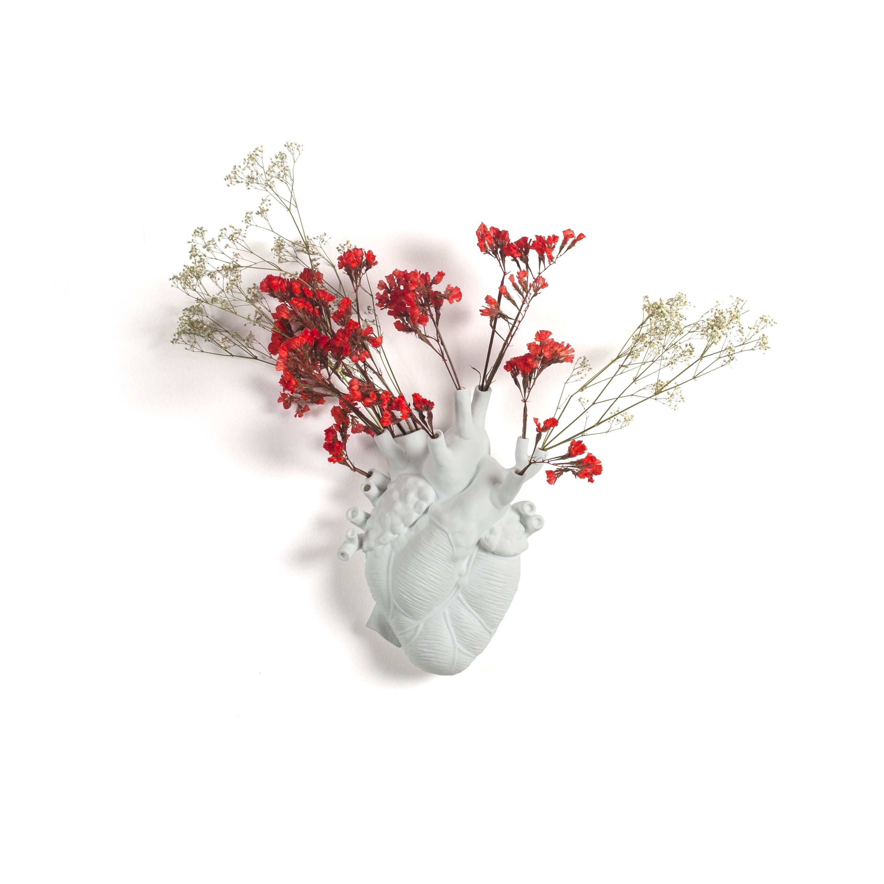 Seletti Love In Bloom Vase, White