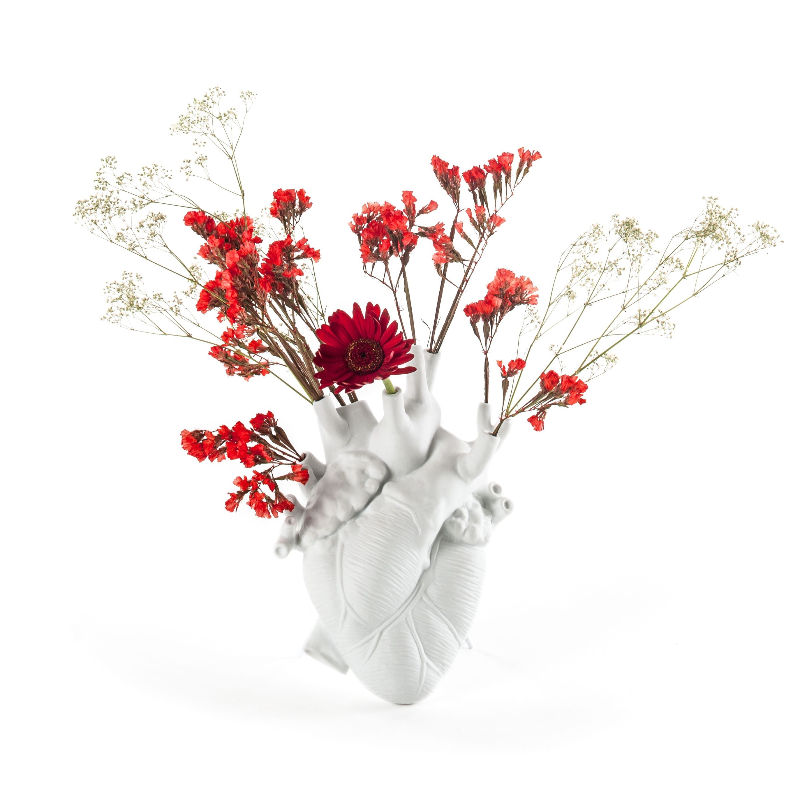 Seletti Love In Bloom Vase, White