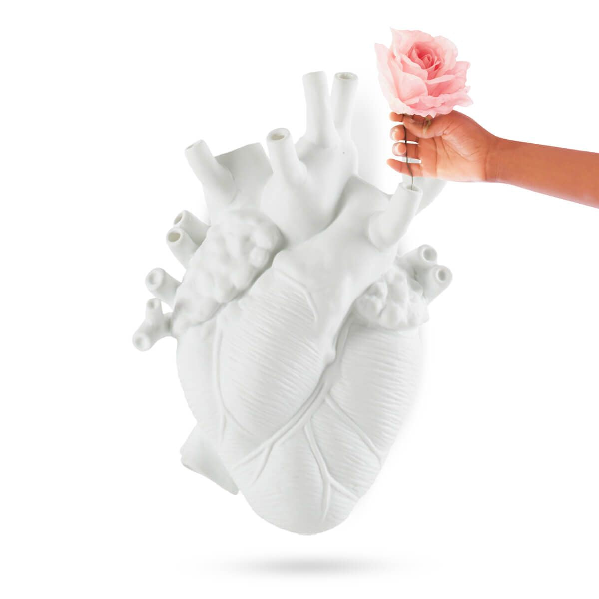 Seletti Love In Bloom Vase Large, White