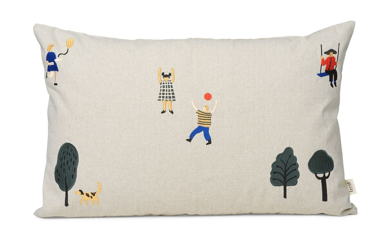Ferm Living The Park Cushion Cover, Natural