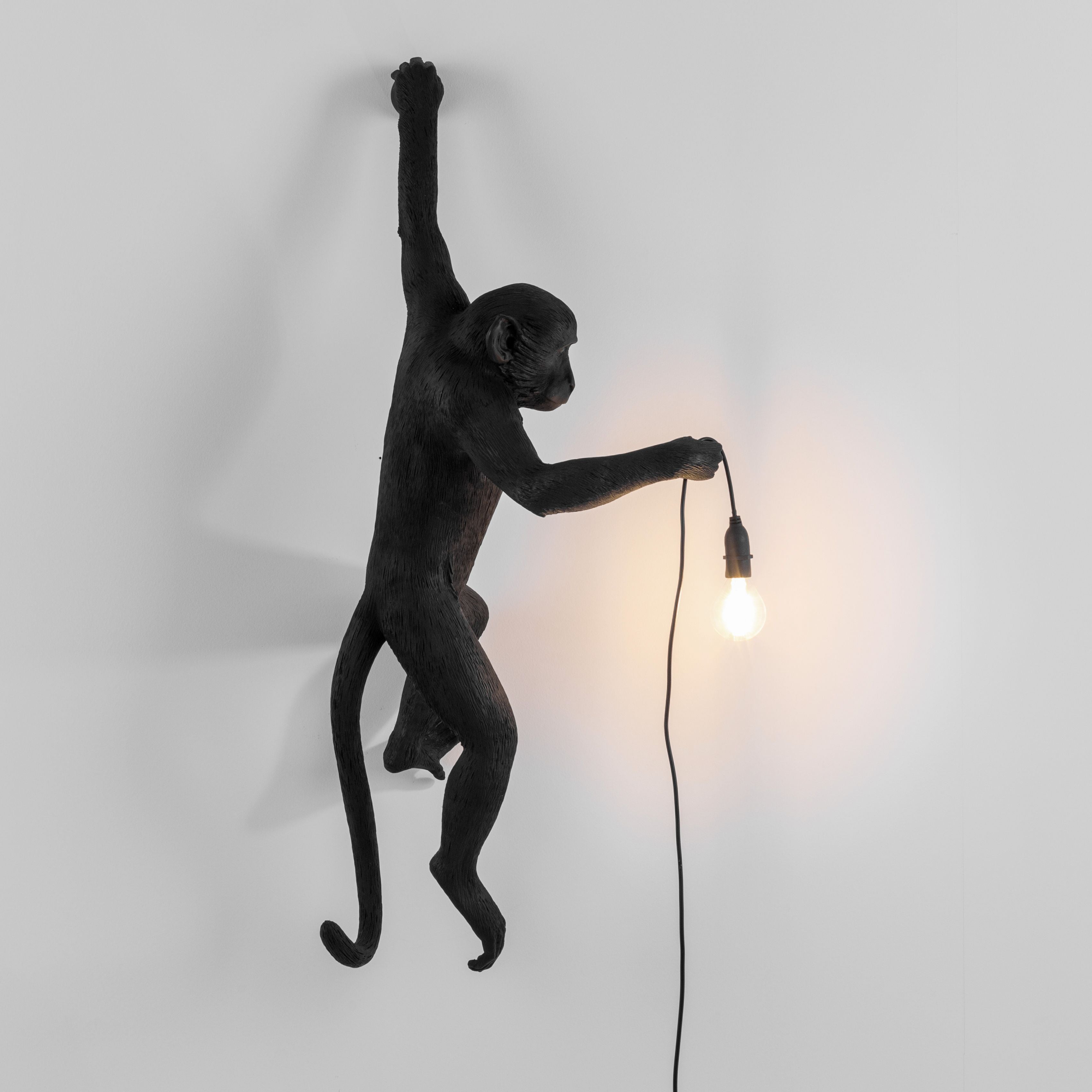 Seletti ape utendørs lampe svart, hengende venstre hånd