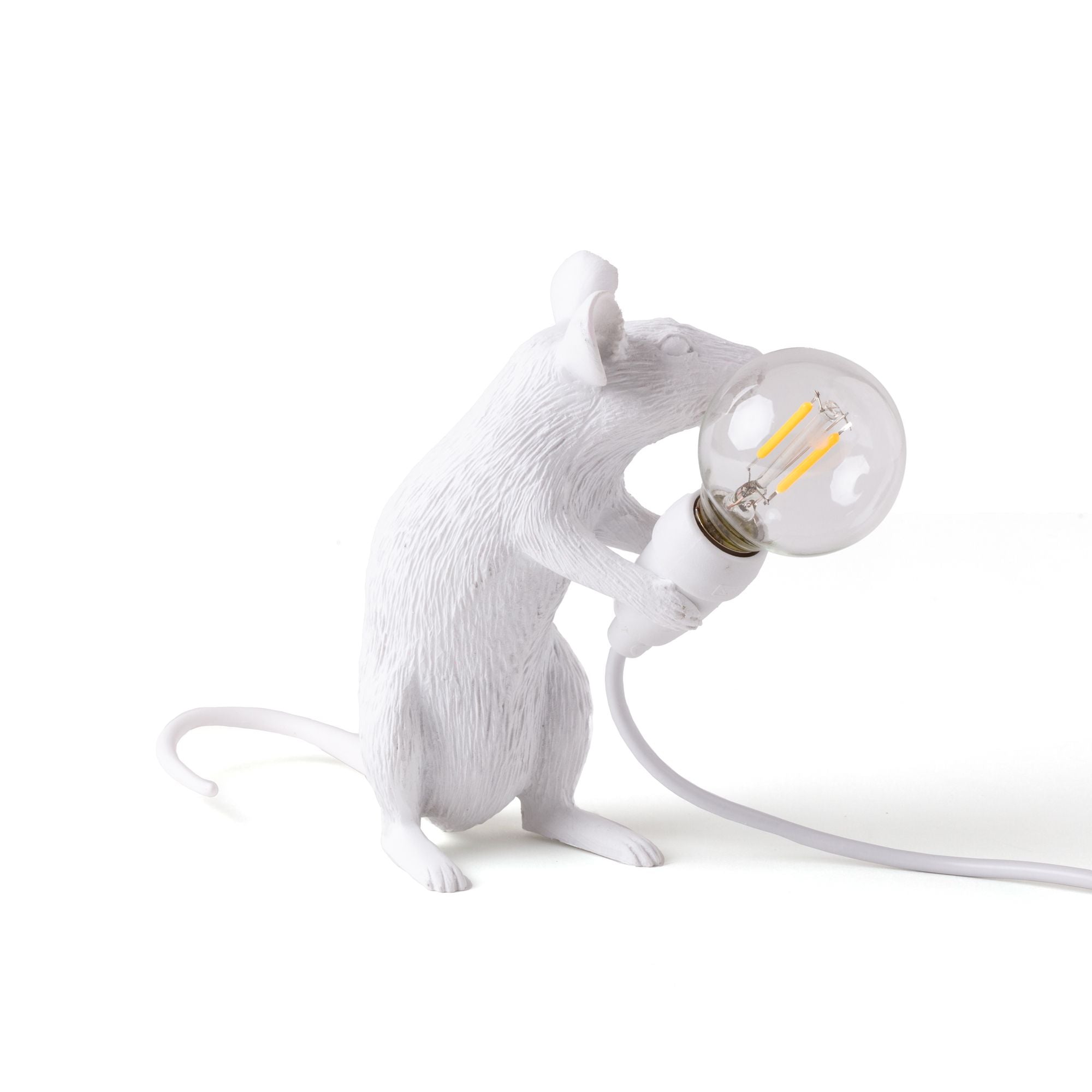 Seletti Mouse Lamp Mac, White
