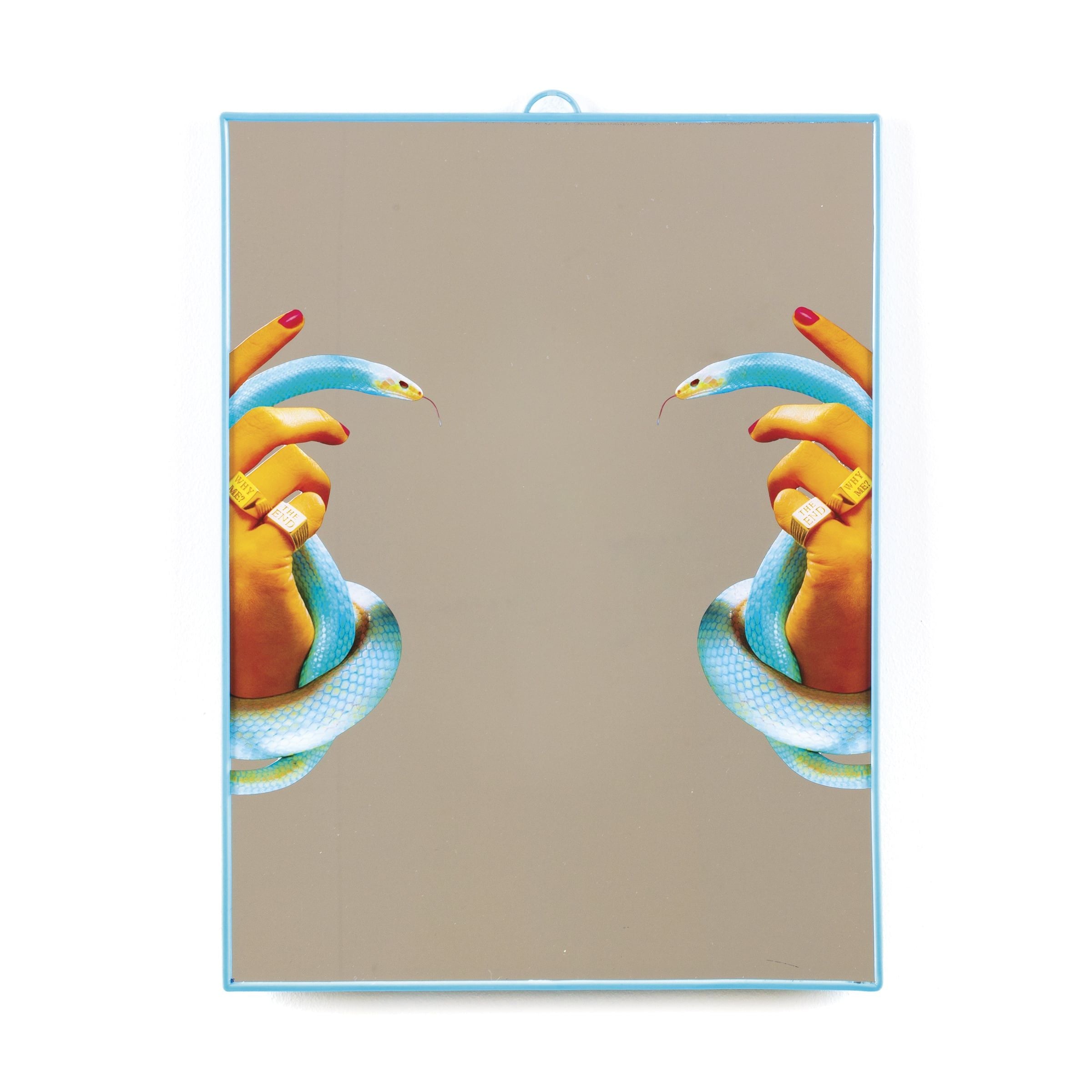 Seletti Toiletpaper Mirror Large, Hands With Snakes