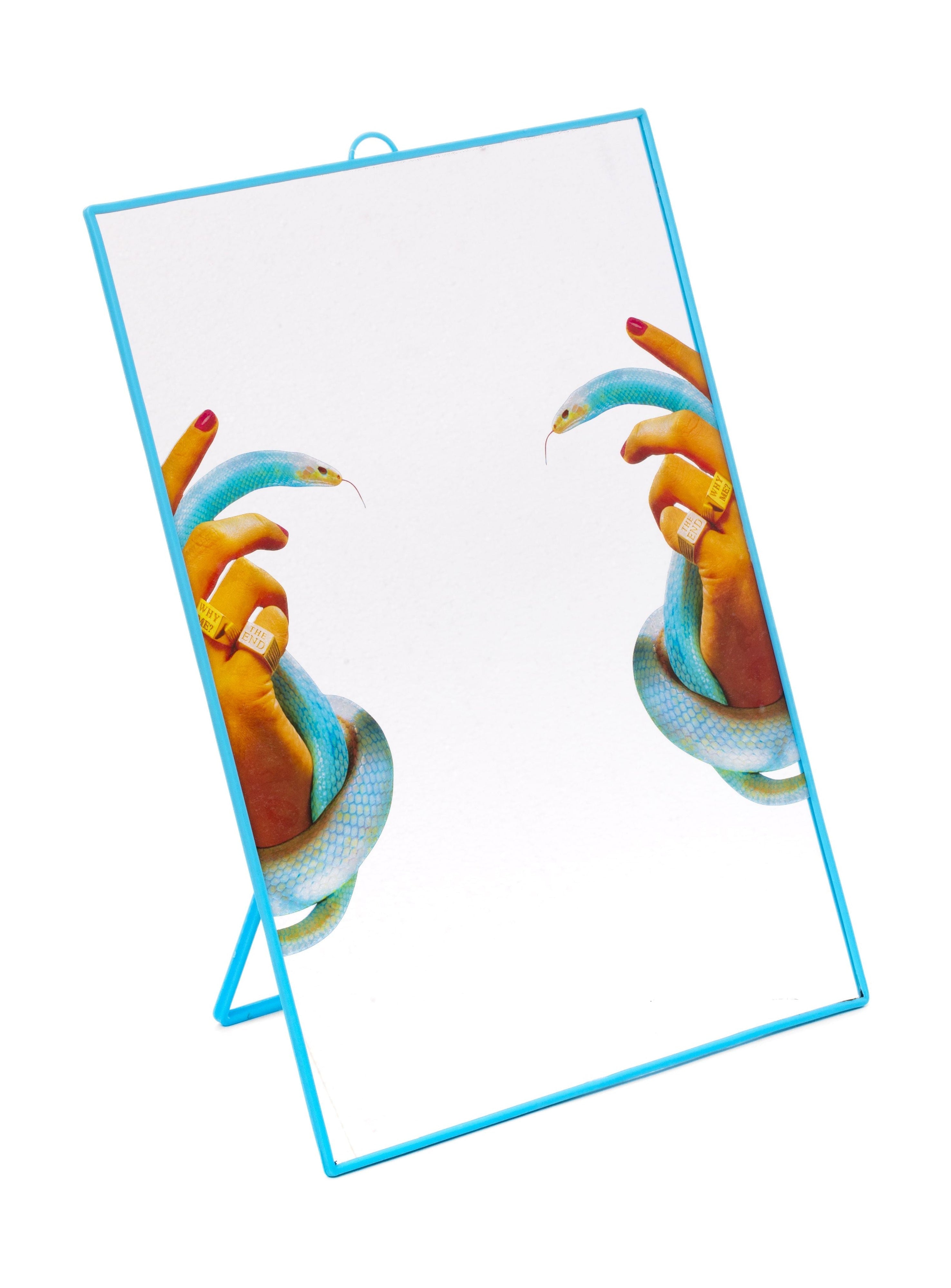 Seletti Toiletpaper Mirror Large, Hands With Snakes