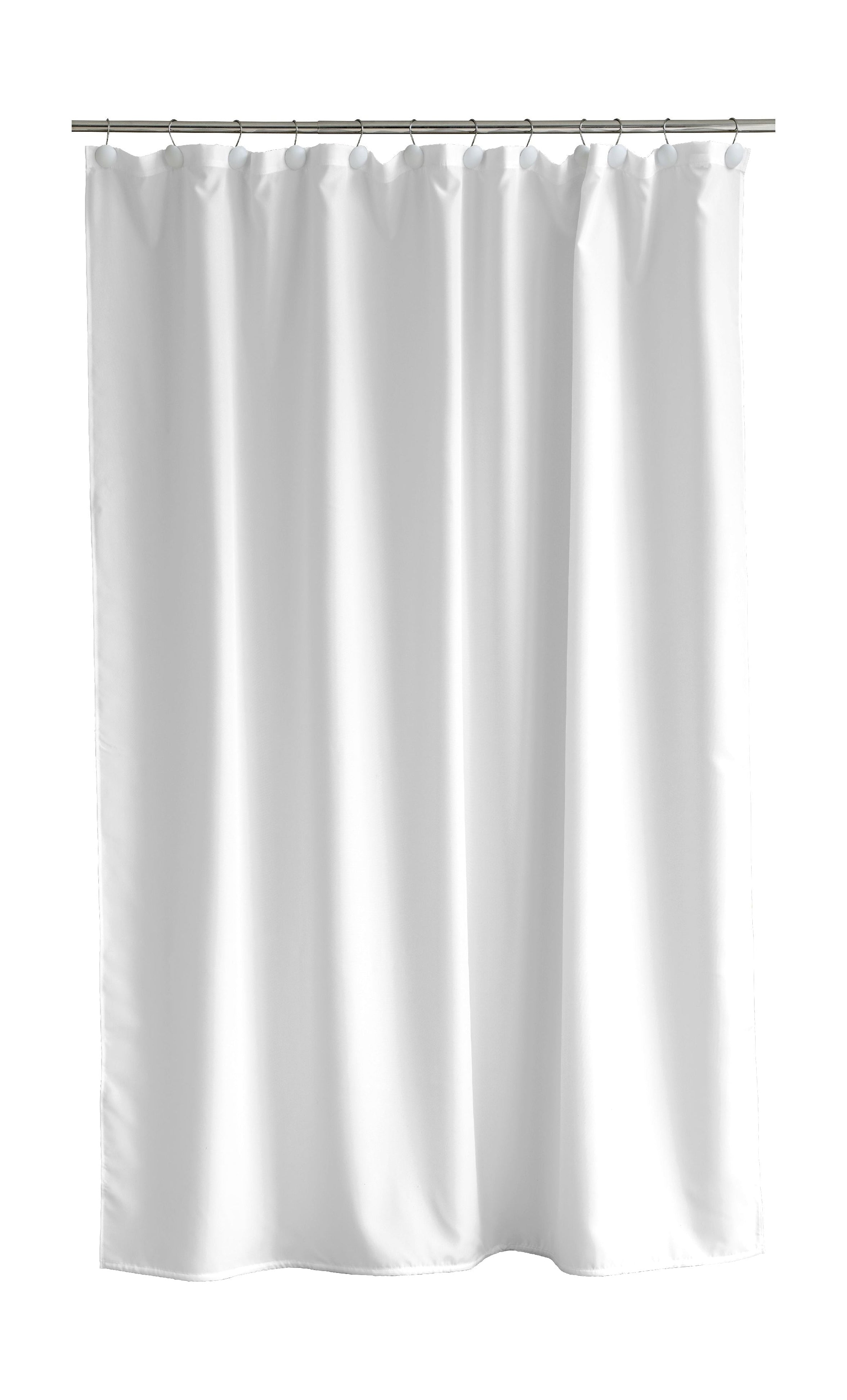 Södahl Komfortbruseforhæng 180x220 cm, hvid