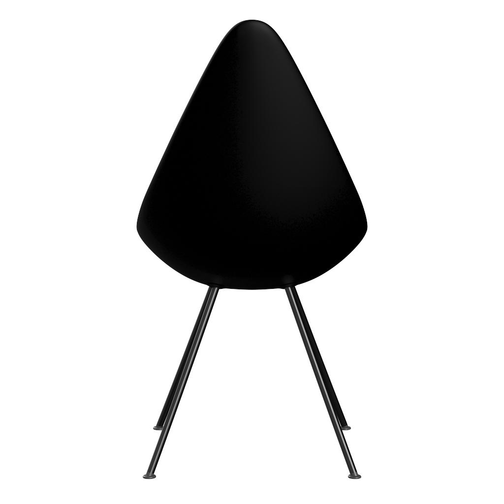 Fritz Hansen The Drop Chair Plastic Monochrome, Black