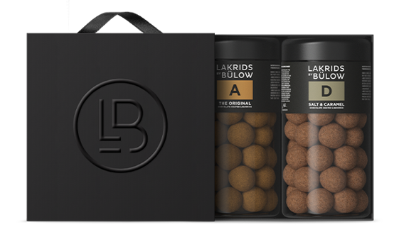 Lakrids de Bülow Black Box - A&D, 530 gramos