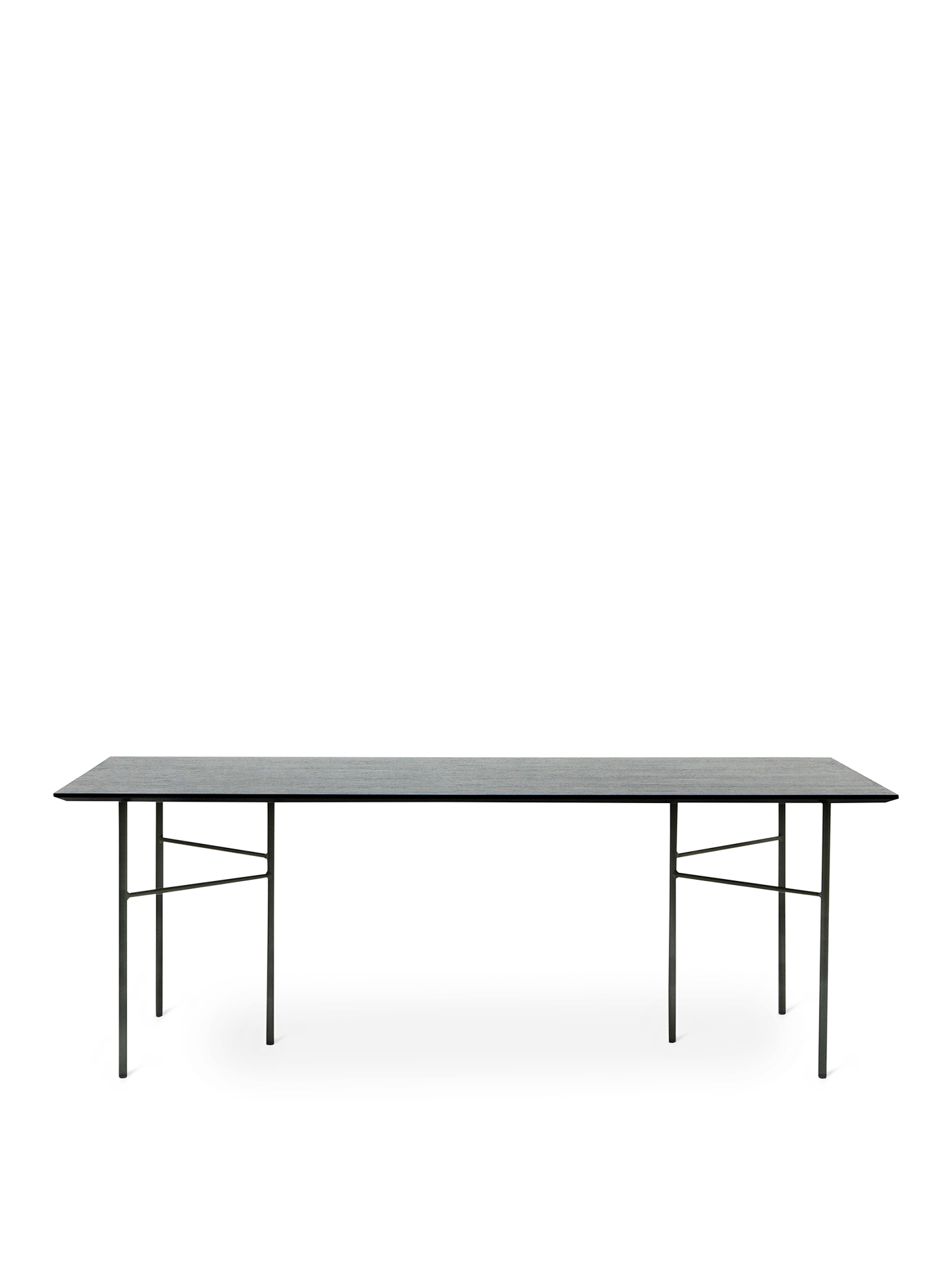 Ferm Living Mingle Table Top 210 cm, chapa de roble negro