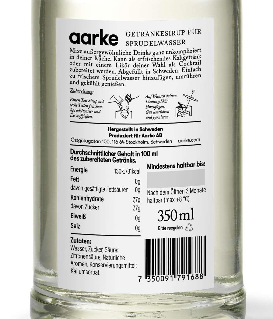 Aarke Drankmixer, yuzu basilicum
