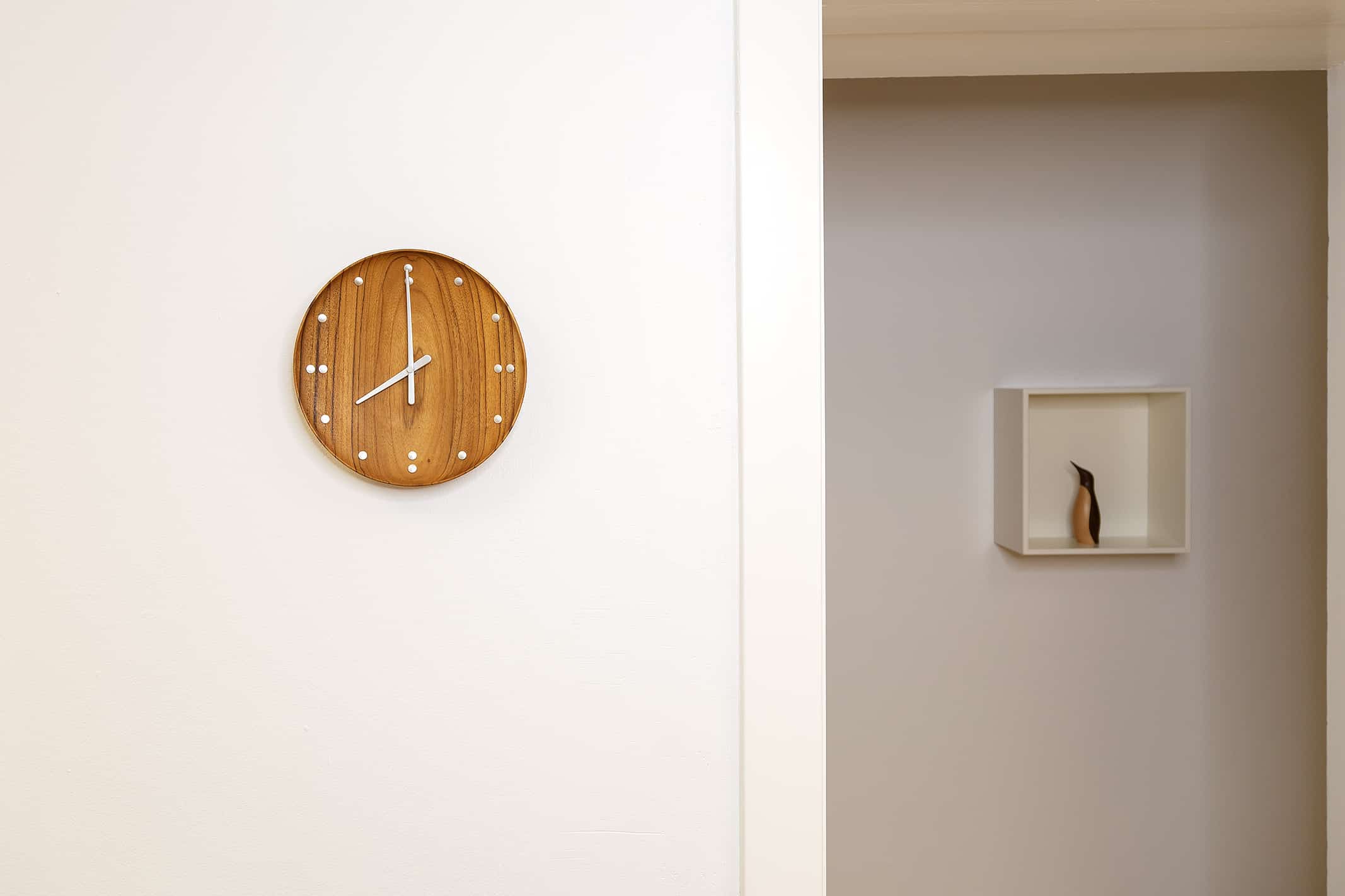 Architectmade Finn Juhl Wall Clock Teak, ø 35 Cm