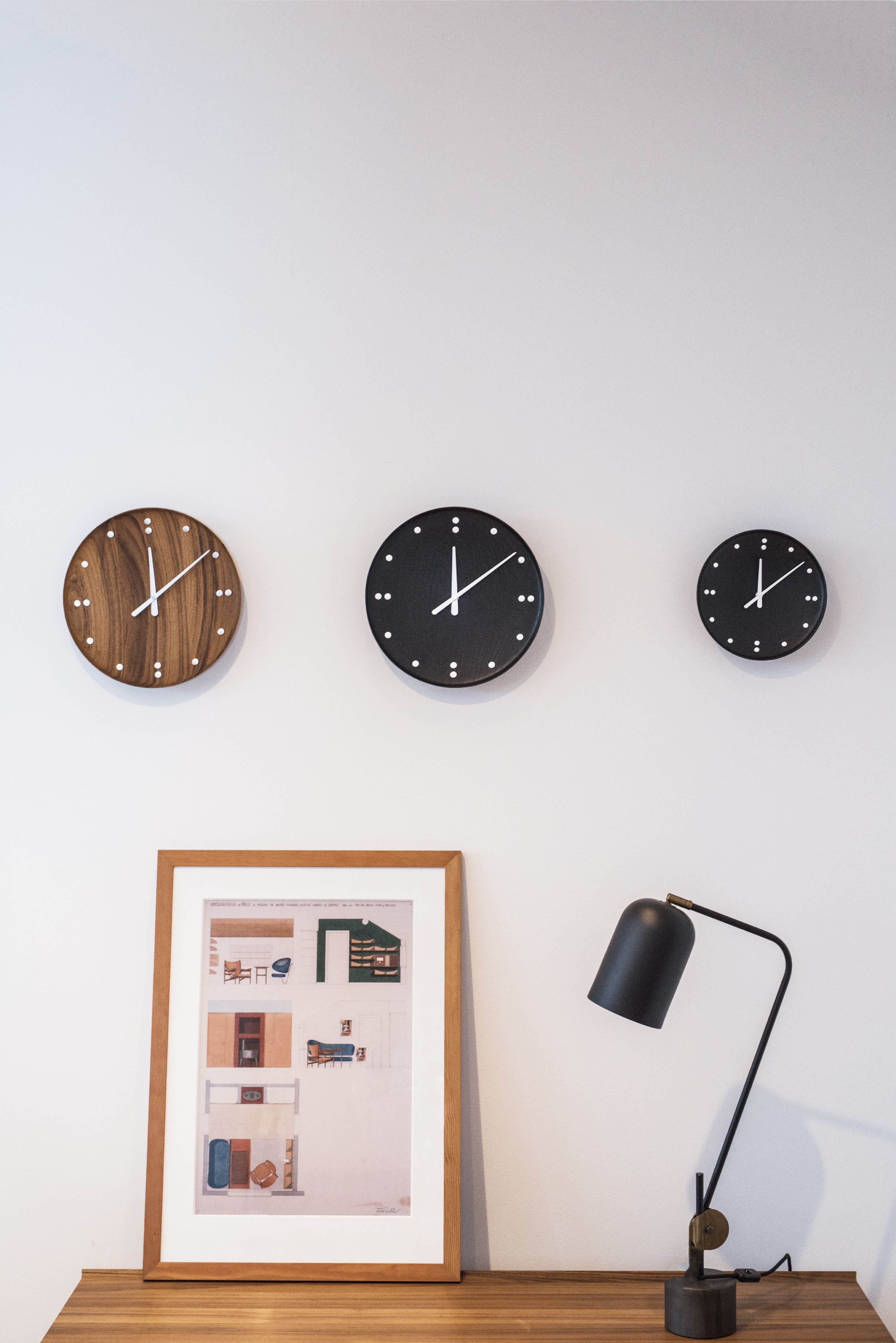 ArkitektMade Finn Juhl Wall Clock Teak, Ø 35 cm