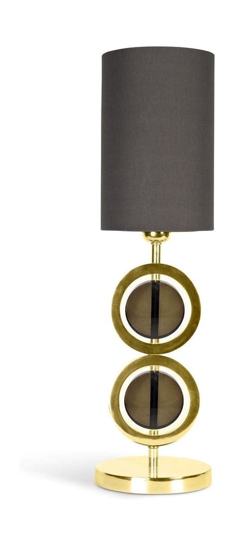 Autentiske modeller Art Deco Circle Lamp Circular Double, Gold
