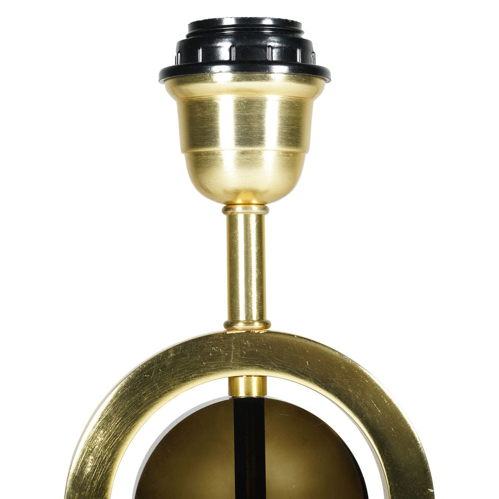 Autentiske modeller Art Deco Circle Lamp Circular Double, Gold