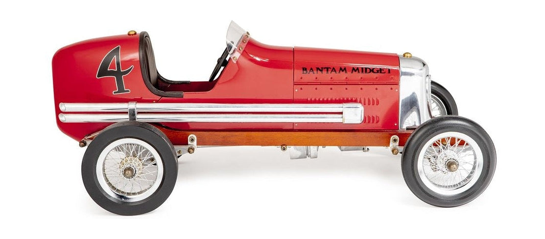 Modelli autentici Bantam Midget Racing Car Model, rosso
