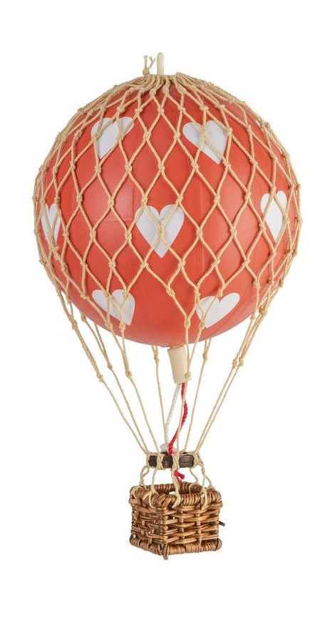 Authentic Models Floating The Skies Balloon Model, Red Hearts, ø 8.5 Cm