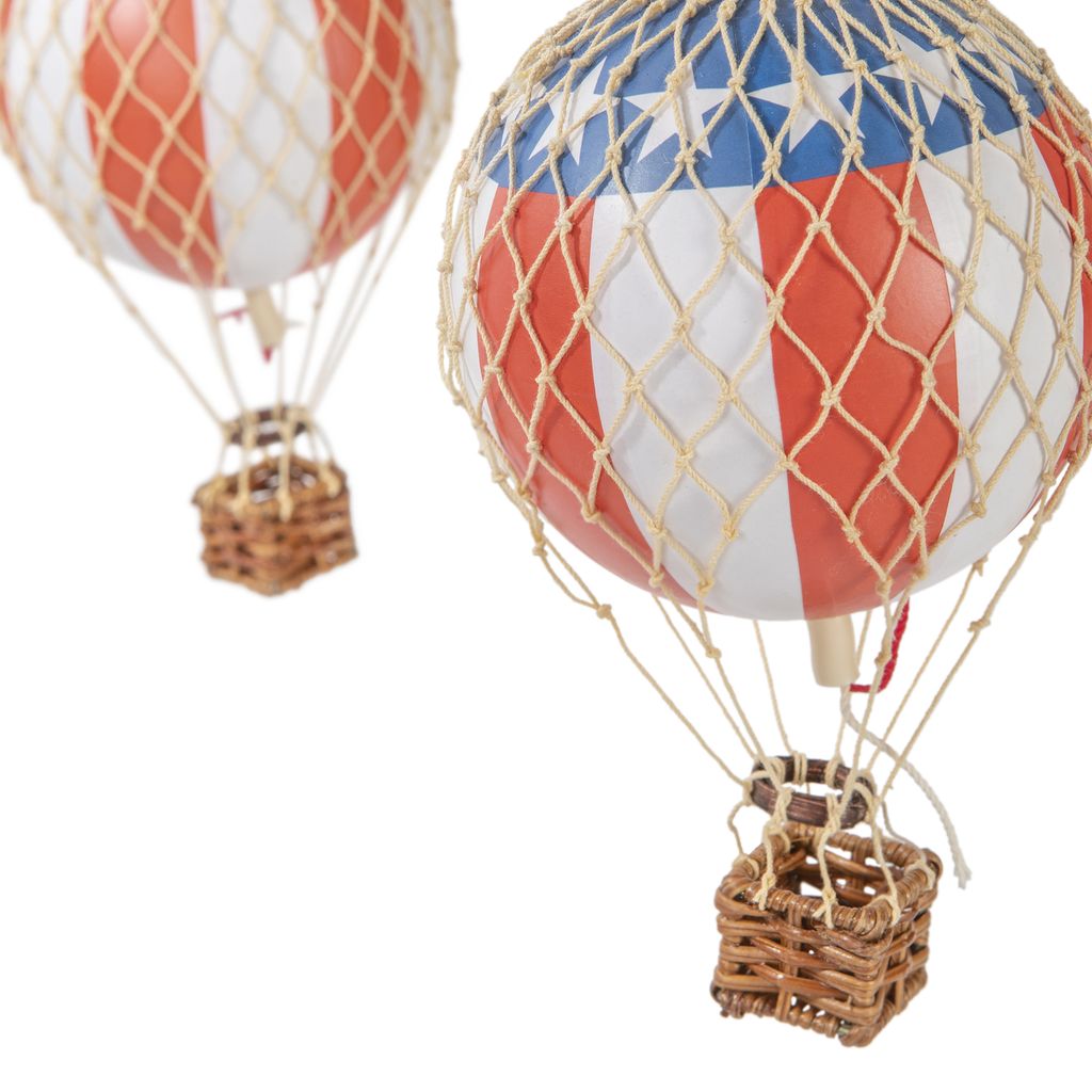 真实的模型与气球的Sky Flight Mobile，美国