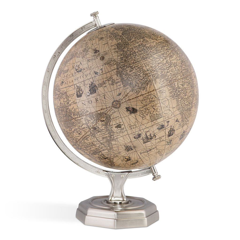 真实的型号Hondius Vintage Half Globe