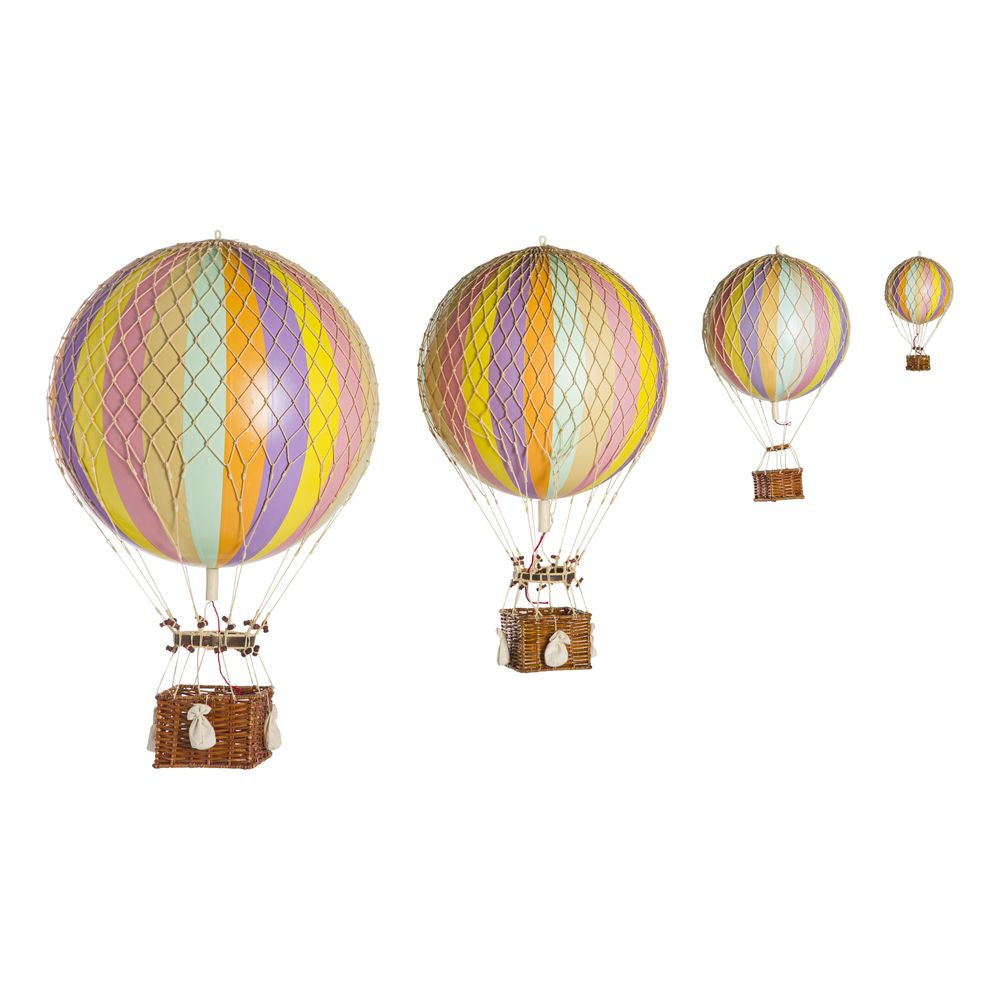 Authentic Models Jules Verne Balloon Model, Rainbow Pastel, Ø 42 cm