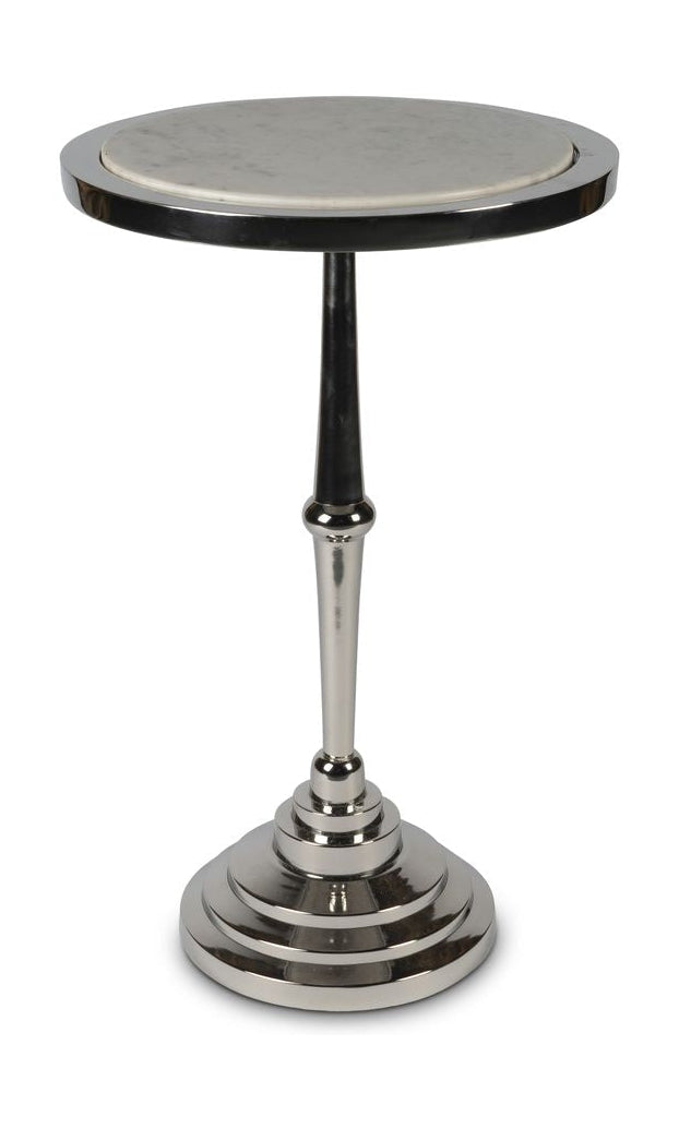 Authentic Models Table à martini Øx h 35.5x55,5 cm, blanc