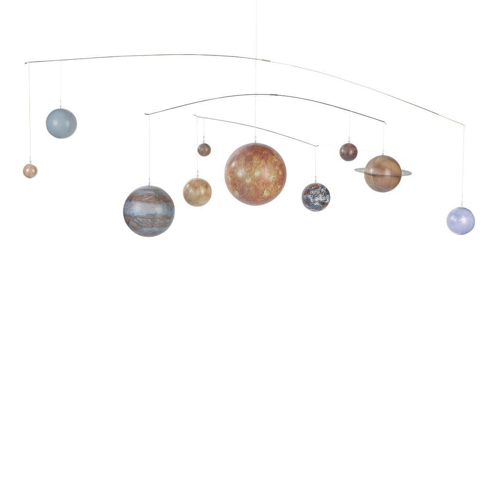 真实的模型移动我们的太阳系