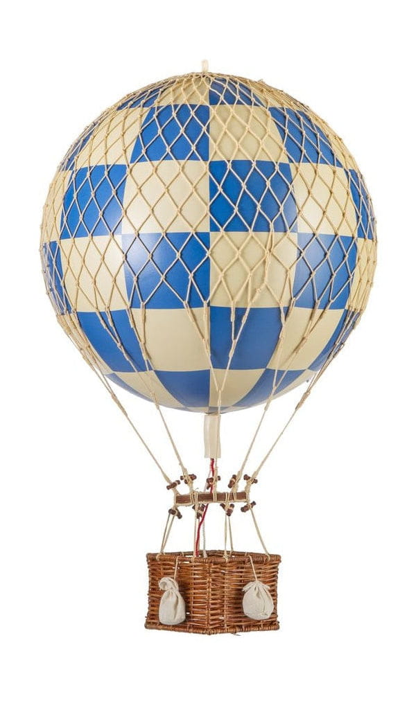 Authentic Models Royal Aero Balloon Model, Check Blue, Ø 32 cm