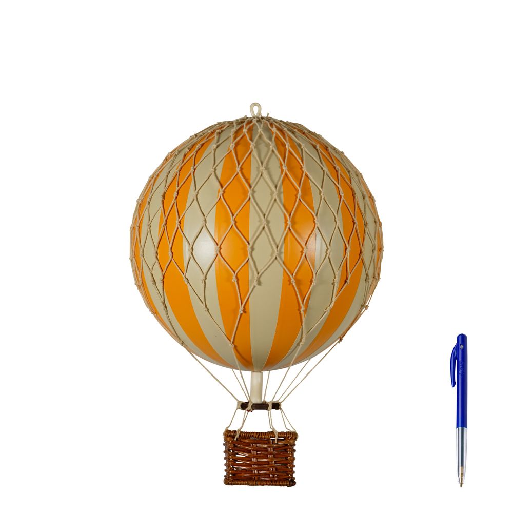 Authentic Models Rejser let ballonmodel, orange/elfenben, Ø 18 cm