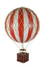 Authentic Models Travels Light Ballon Modell, Rot/Weiß, ø 18 Cm