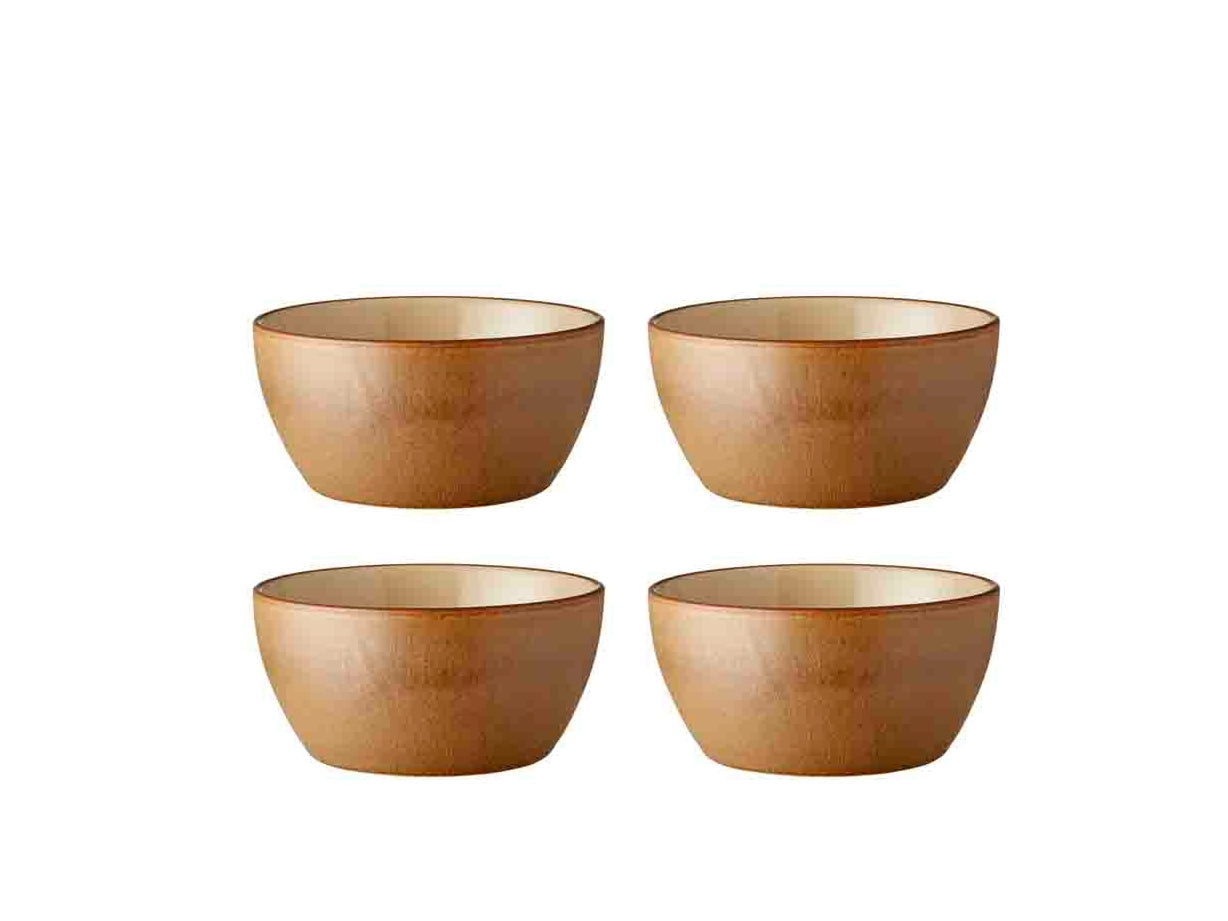 Bitz Bowl Ø12 cm 4 pezzi, legno/sabbia