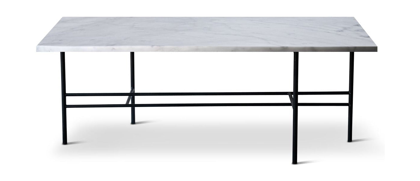 Tavolino di caffettiera Hansen Bent Hansen L 108 cm, marmo di Carrara bianco