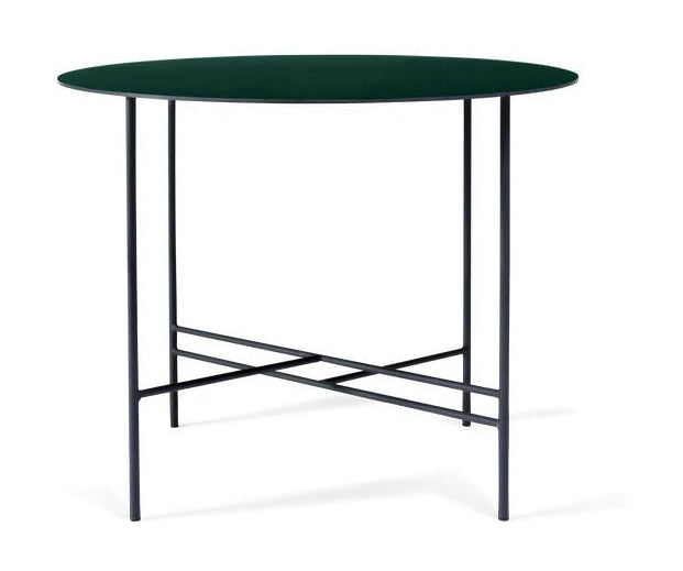 Tavolino metropolitana piegata Hansen Ø 55 cm, linoleum verde conifera