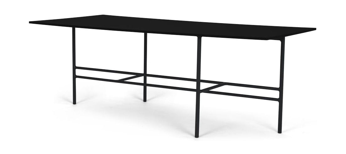 弯曲的汉森地铁咖啡桌L 108厘米，尼罗·英戈层压板
