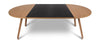 弯曲的汉森·普里姆姆桌补充板51.5厘米，黑色油毡