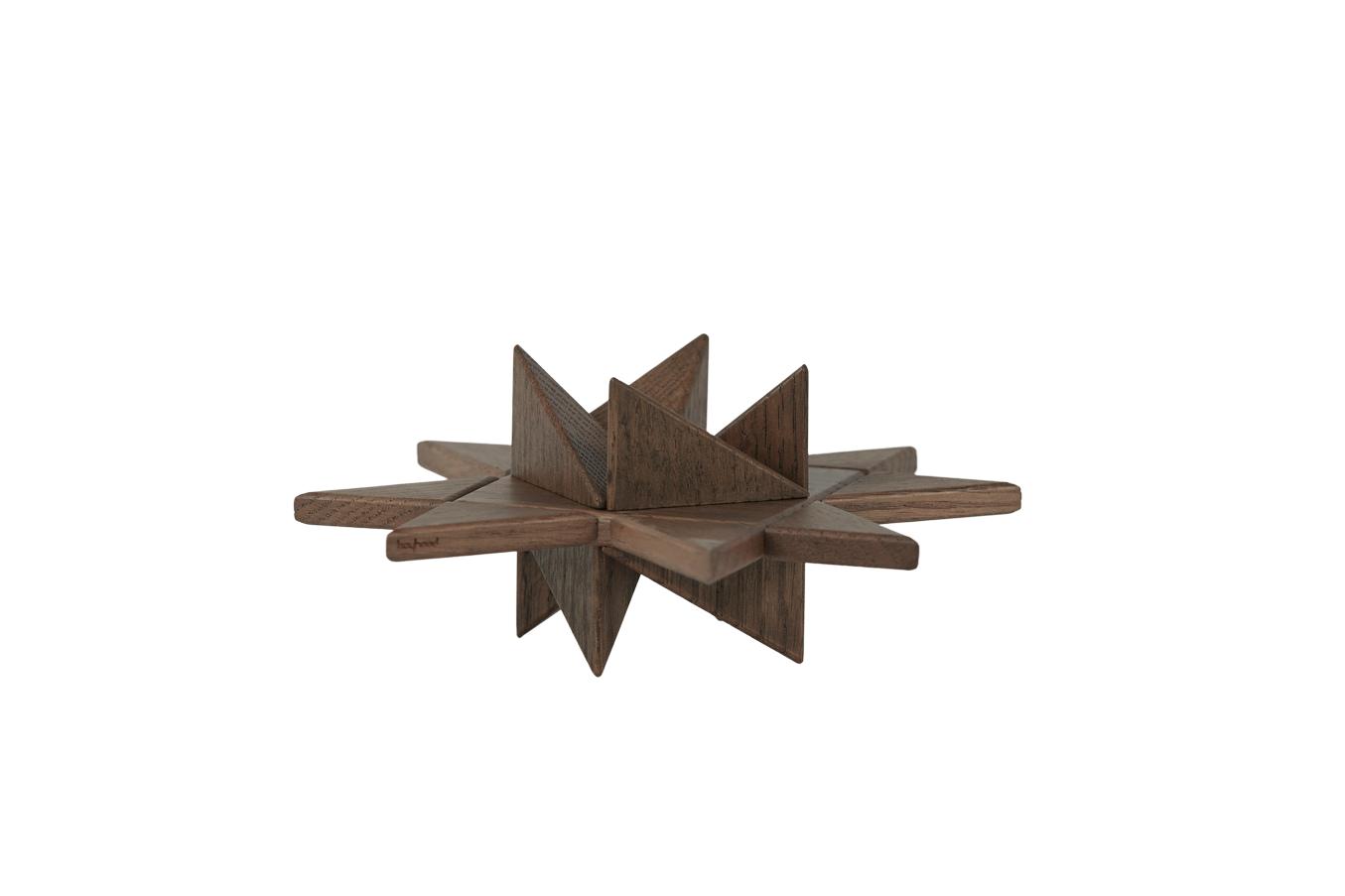 Figura decorativa da tavolo da stella Fröbel per fanciulla, quercia macchiata