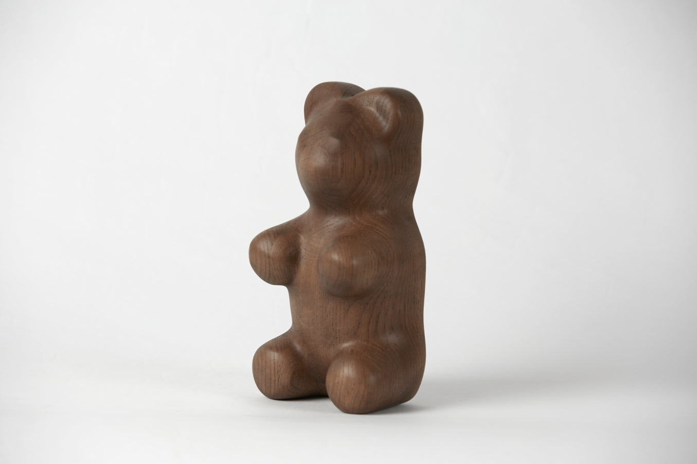 Guttedomsgummy bjørn deco figur eik farget, stor