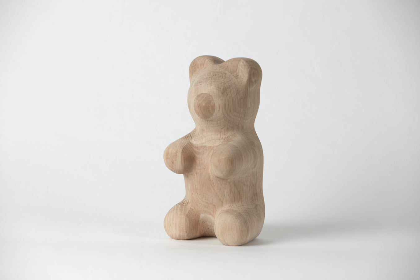 Guttedomsgummy bjørn dekorativ figur eik, stor