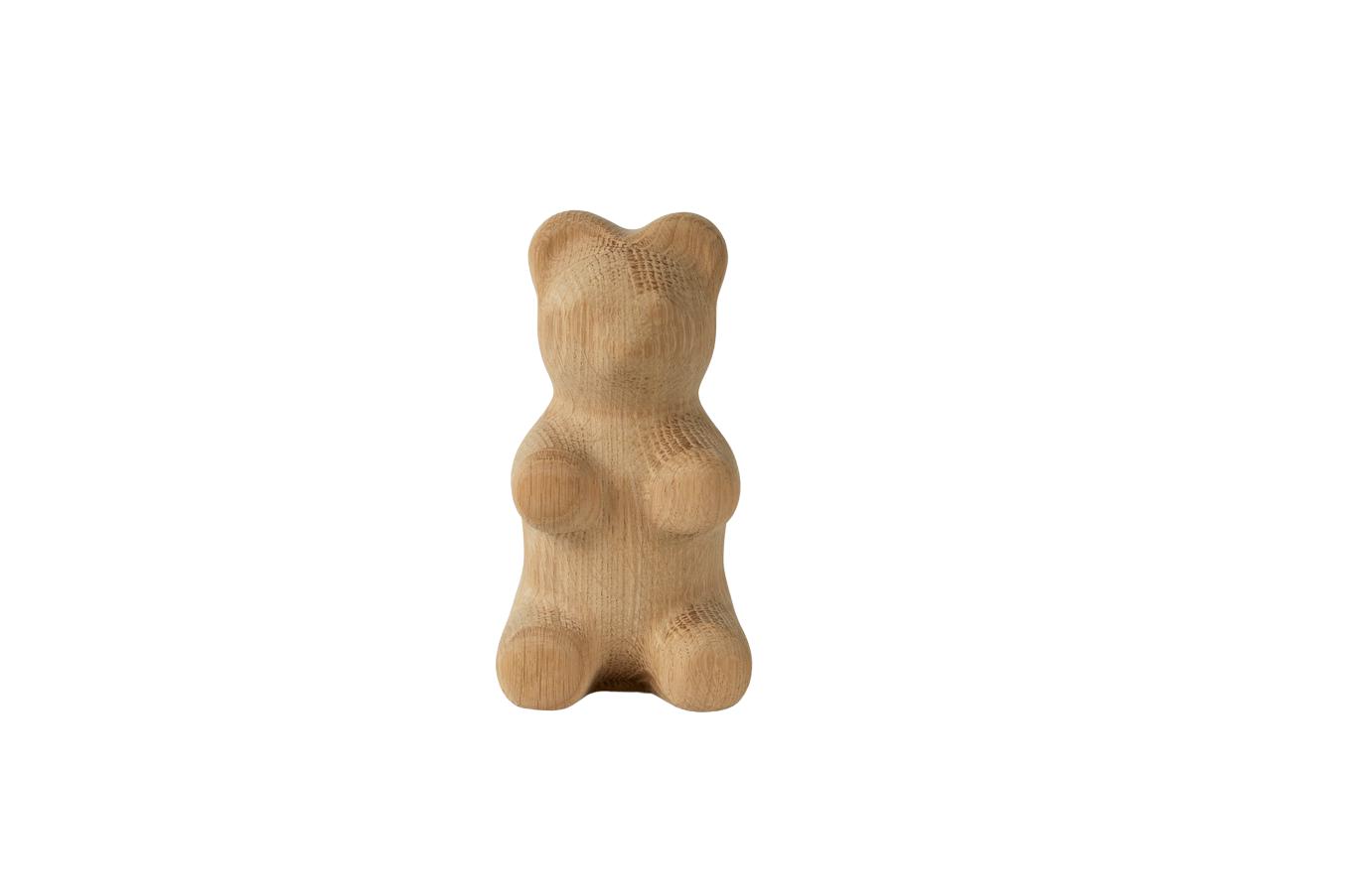 Guttedomsgummy bjørn eik dekorativ figur, liten