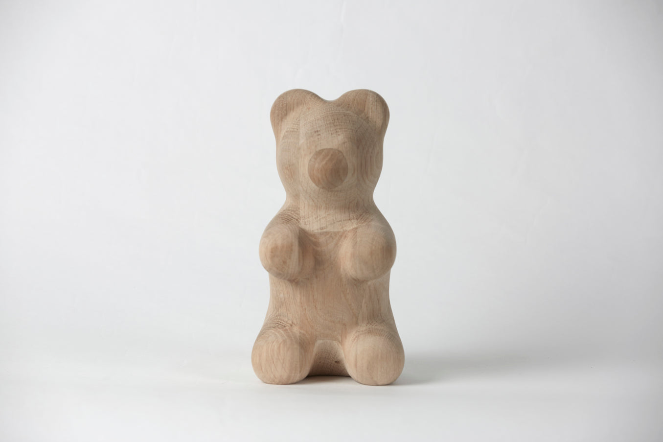Guttedomsgummy bjørn dekorativ figur eik, stor