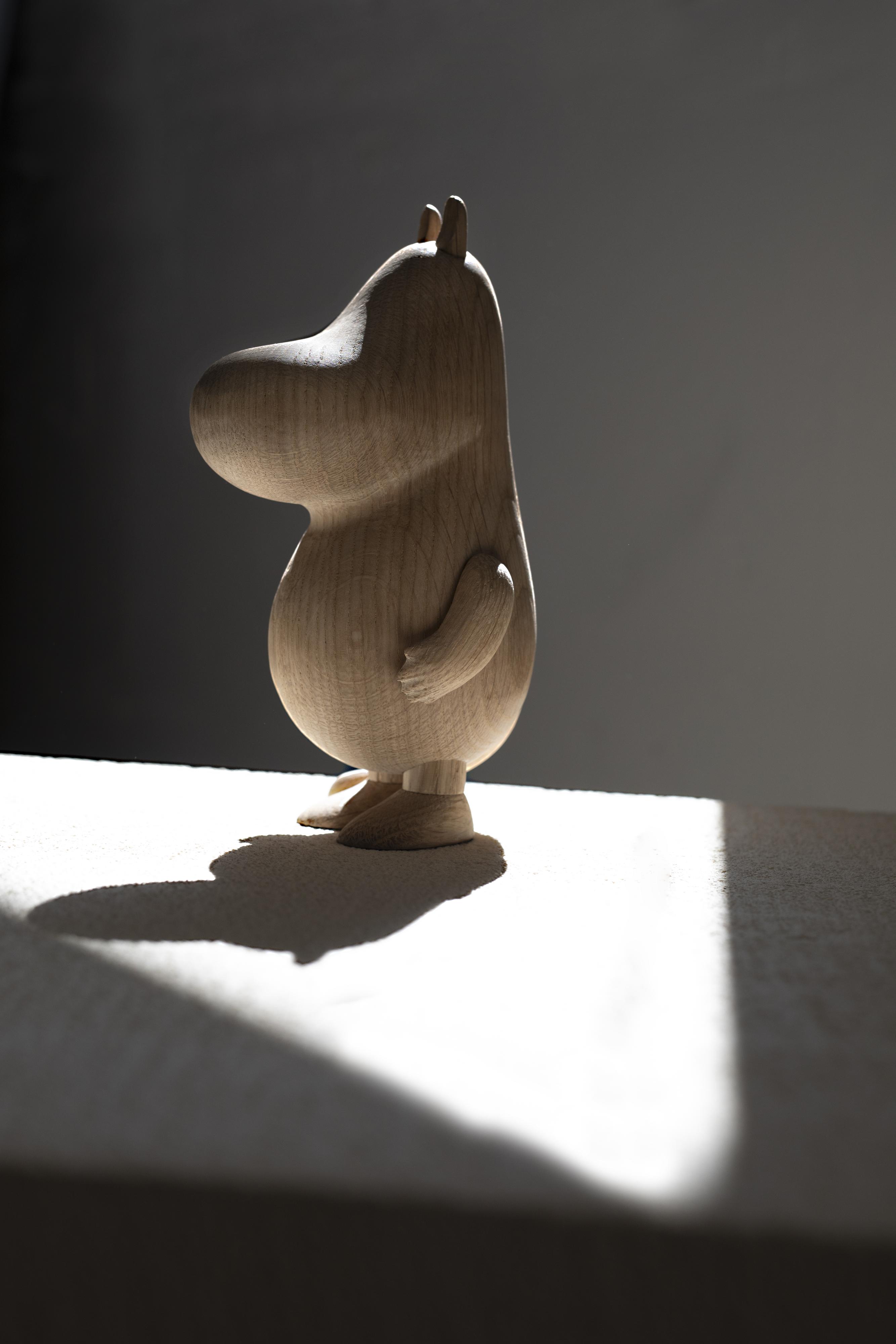 Boyhood Moomintroll Holzfigur Eiche, klein