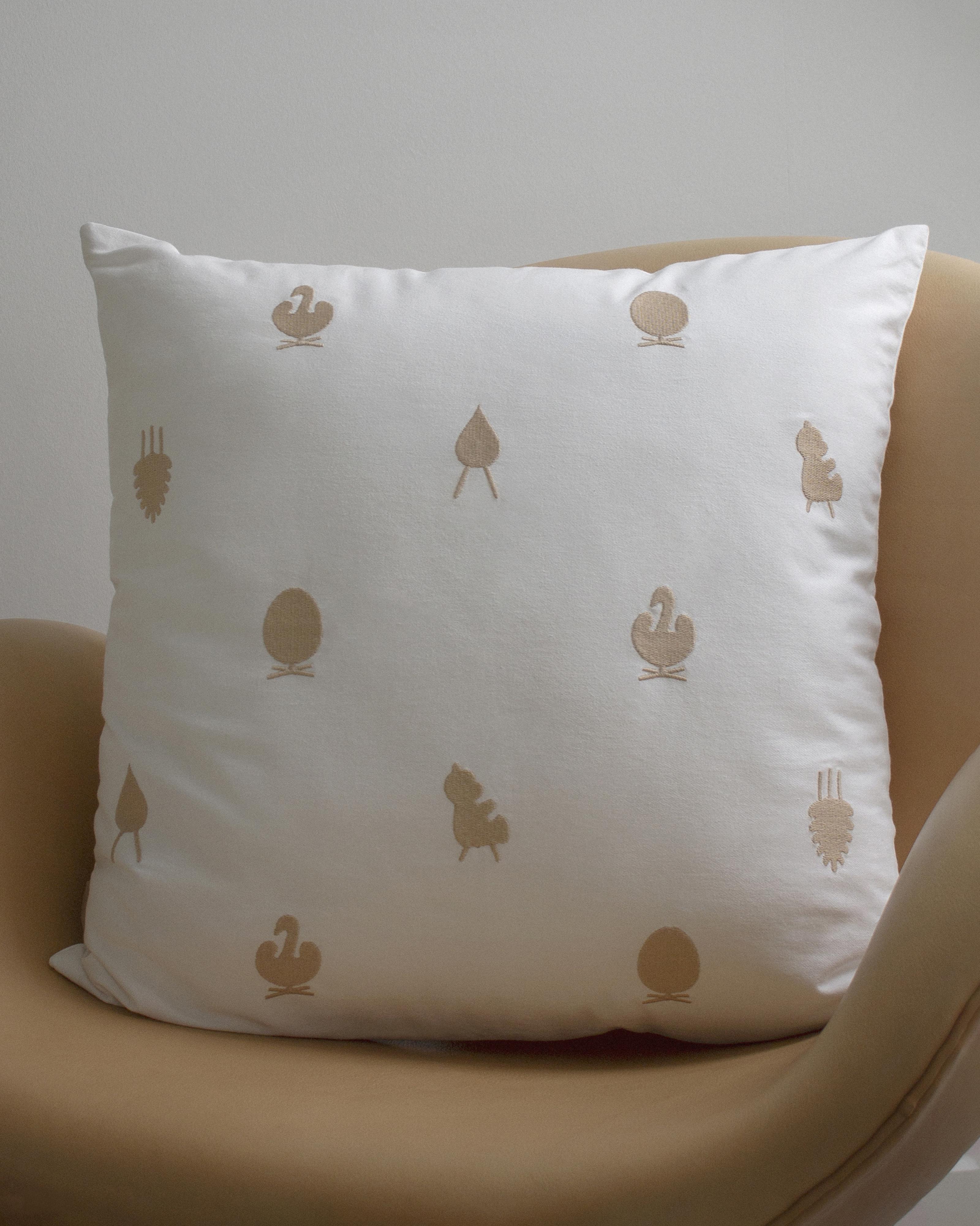 Brainchild Designakoner divano cuscino 50x50 cm, bianco
