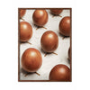 Poster per sfilata di uova di prima cosa, telaio in legno scuro, 30x40 cm