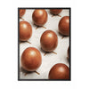 Poster della sfilata di uova da un'ovoca, telaio in legno laccato nero, A5