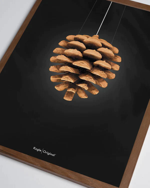 Frame poster di un'idea di un'idea 30x40 cm, quercia scura