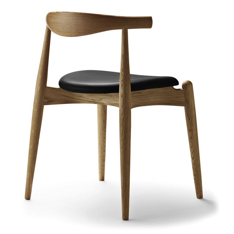 卡尔·汉森（Carl Hansen）Ch20肘椅，涂油橡木/黑色皮革