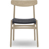 Carl Hansen CH23 -stoel, eiken zeep/zwart papiersnoer