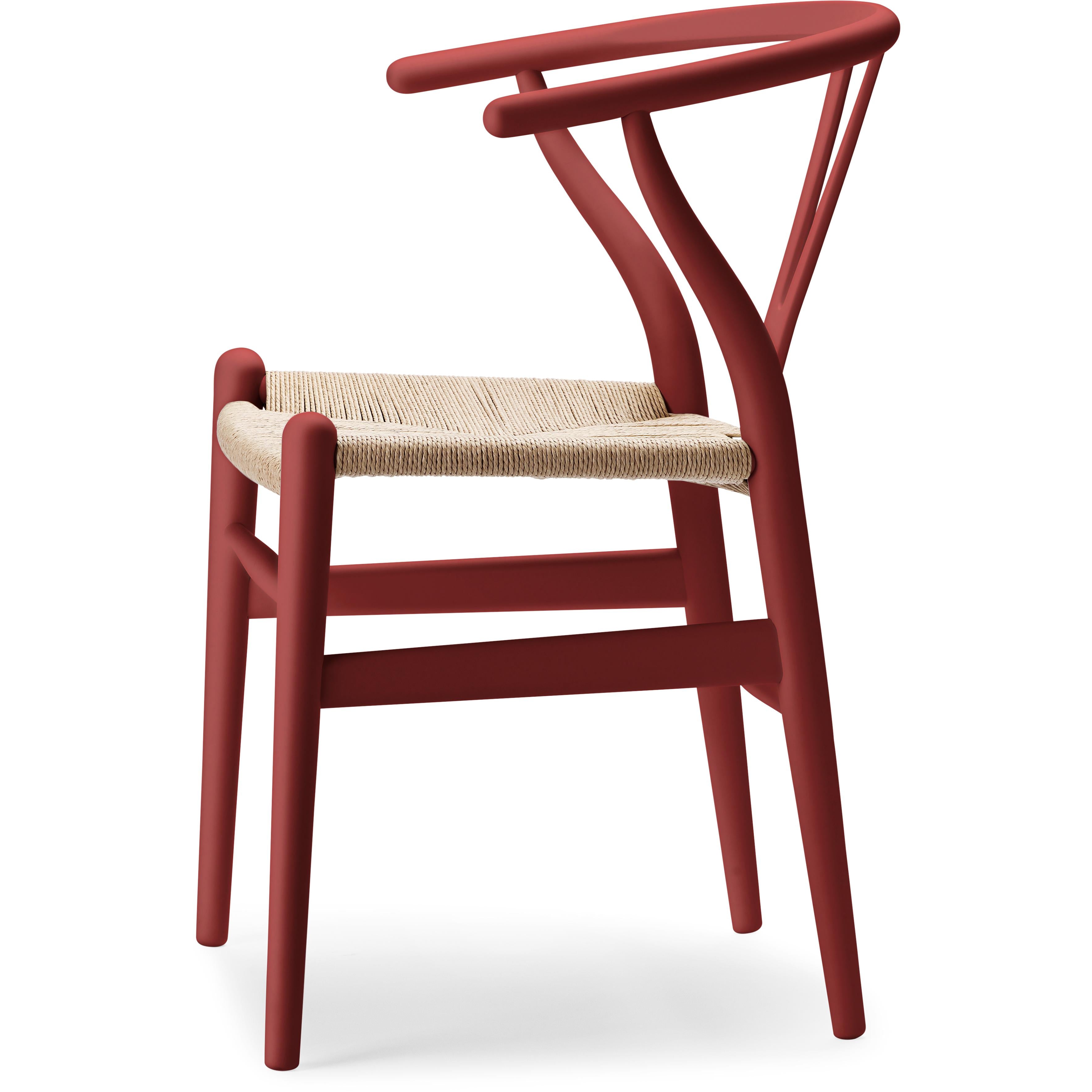 Carl Hansen Ch24 Wishbone Chair Beech Special Edition, Natural Cord/Soft Falu
