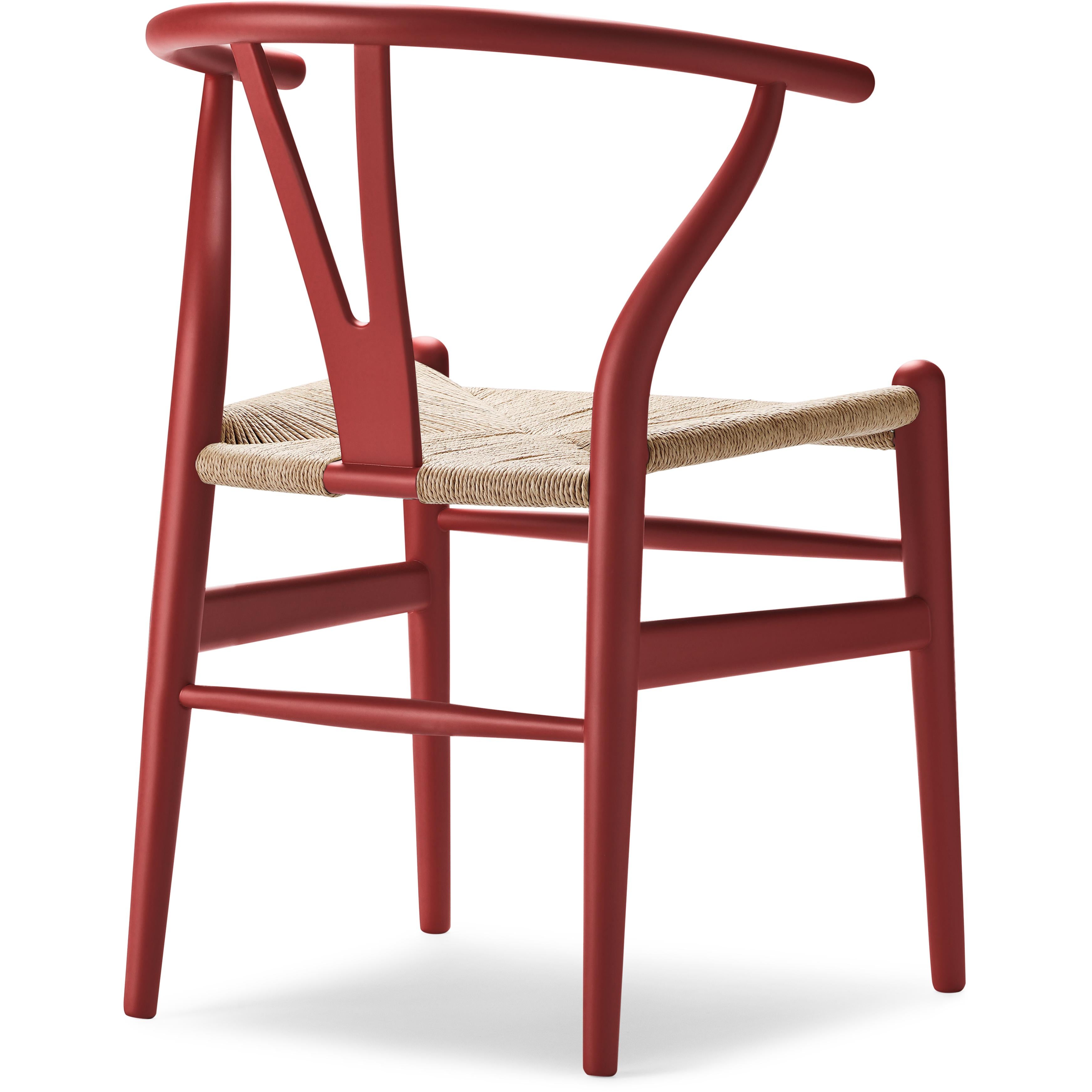 Carl Hansen CH24 Wishbone Chair Beech Special Edition, Natural Cord / Soft Falu
