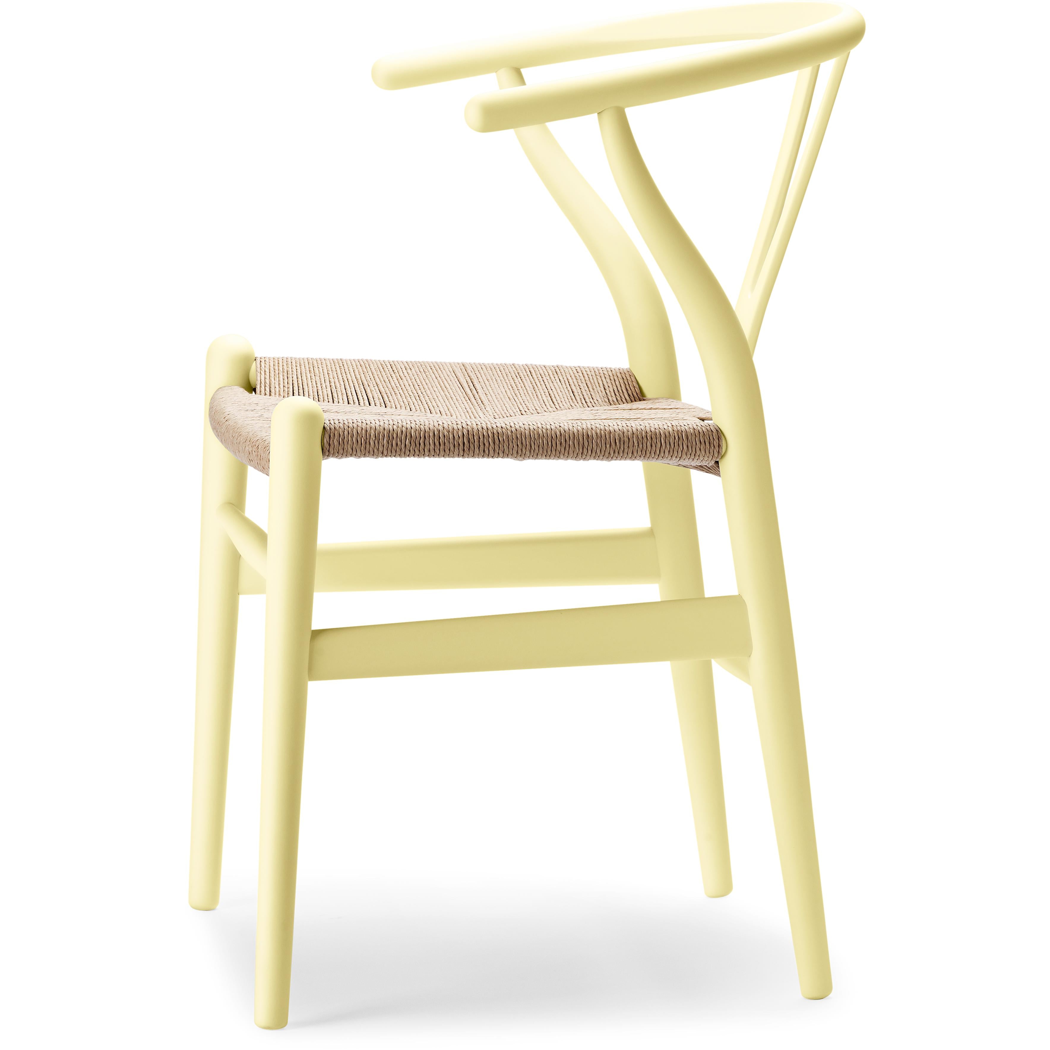 Carl Hansen CH24 Wishbone Chair Beech Special Edition, natürliche Kabel/Soft HollyHock