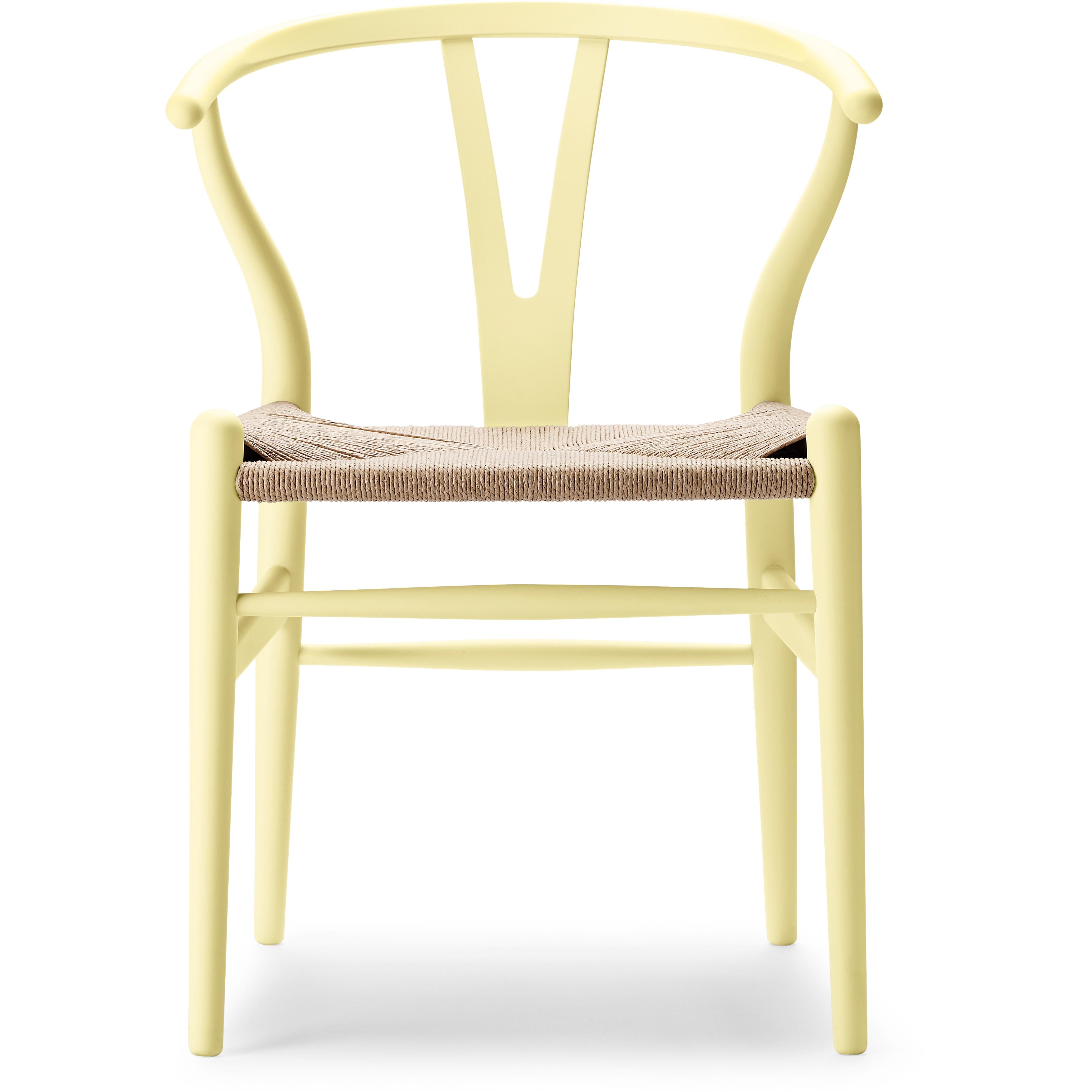 Carl Hansen CH24 Wishbone Chair Beech Special Edition, natürliche Kabel/Soft HollyHock