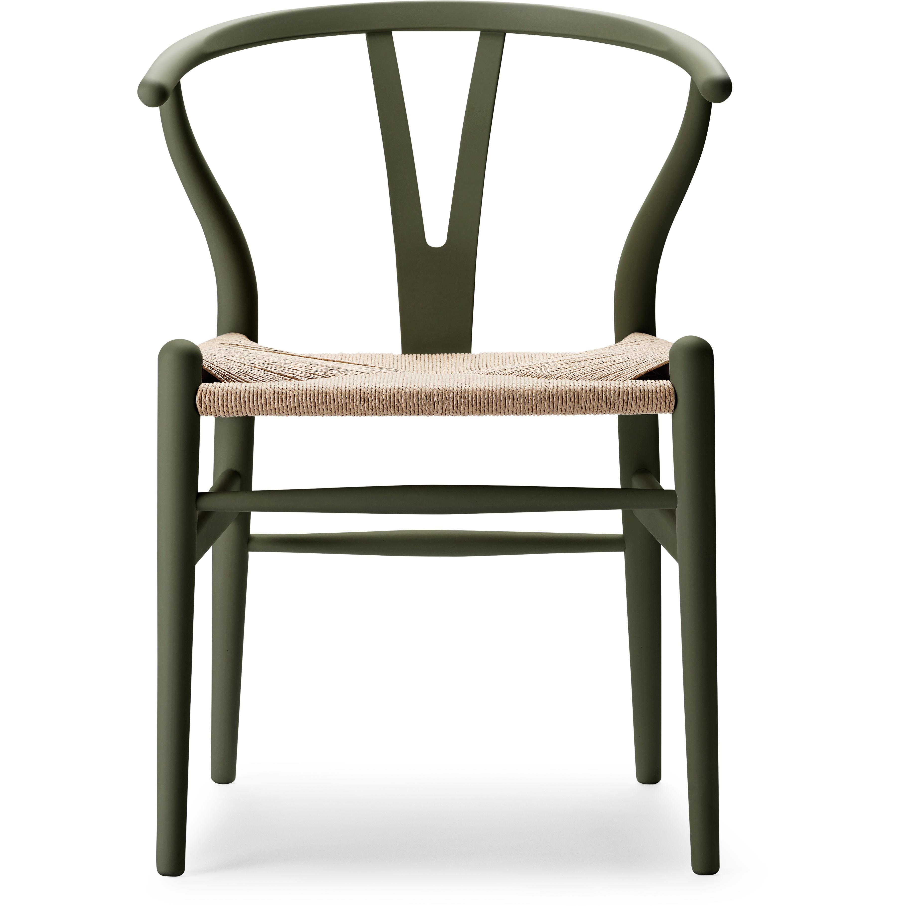 Carl Hansen CH24 Wishbone Chair Beech Special Edition, Natural Cord/morbida alghe