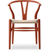 Carl Hansen CH24 Wishbone Chair Beech Special Edition, Naturkabel/Weiches Terrakotta